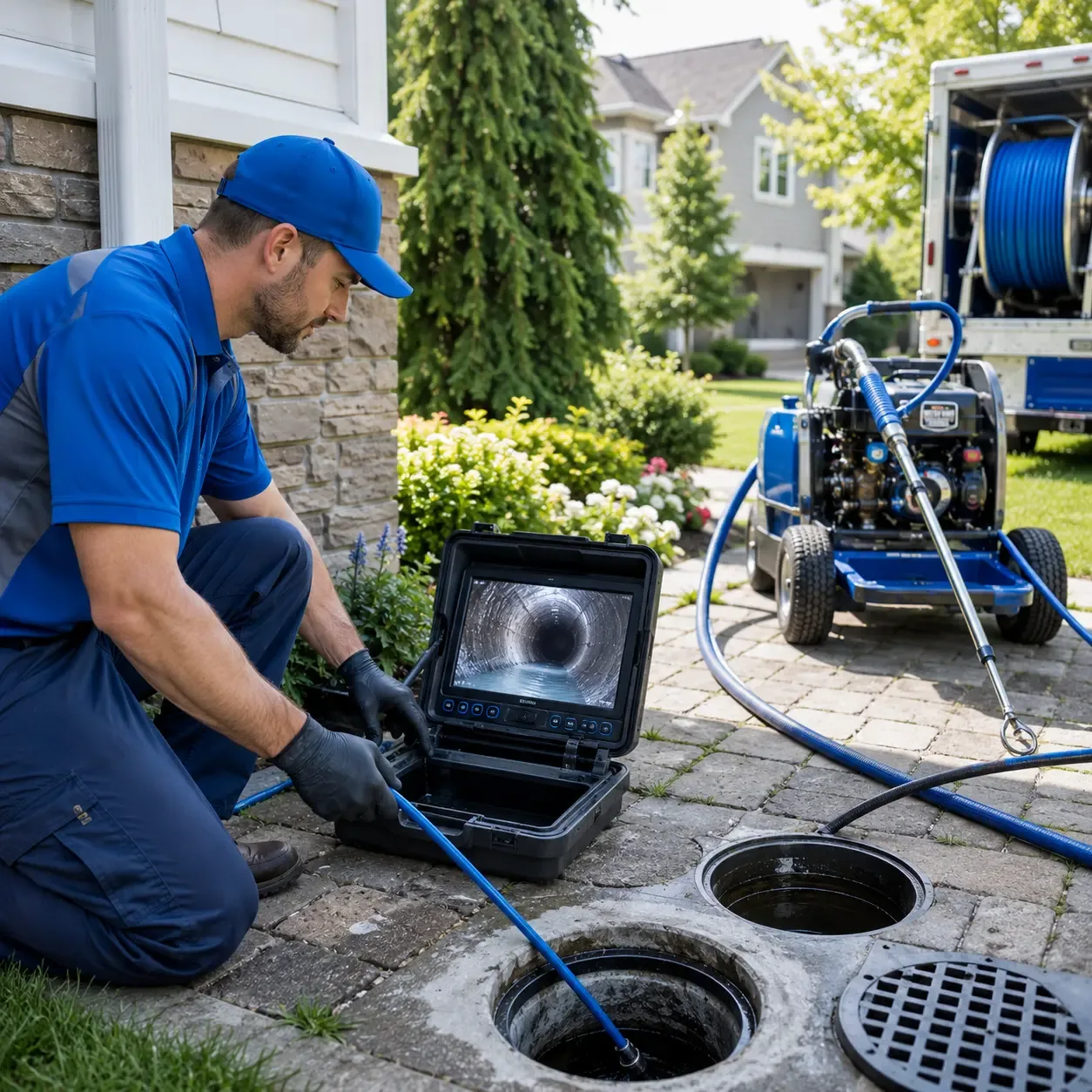 Outdoor drain cleaning professionals serving Sharpsburg, GA