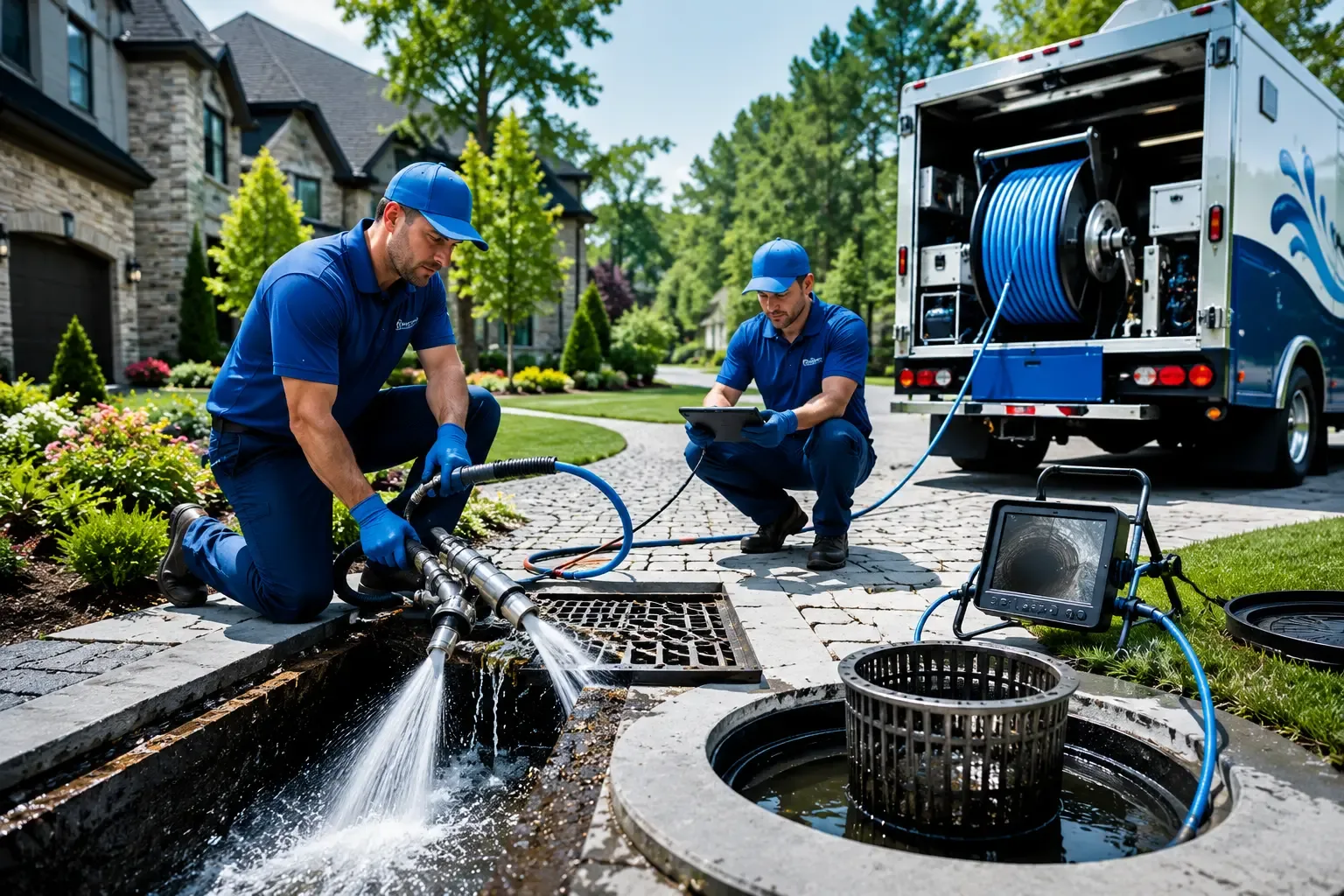 Local outdoor drain cleaning professionals in Sharpsburg, GA